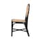 Baxton Studio Ayana Mid-Century Modern Two-Tone Black and Natural Brown Rattan Dining Chair 231-13231-ZORO - alternate 8